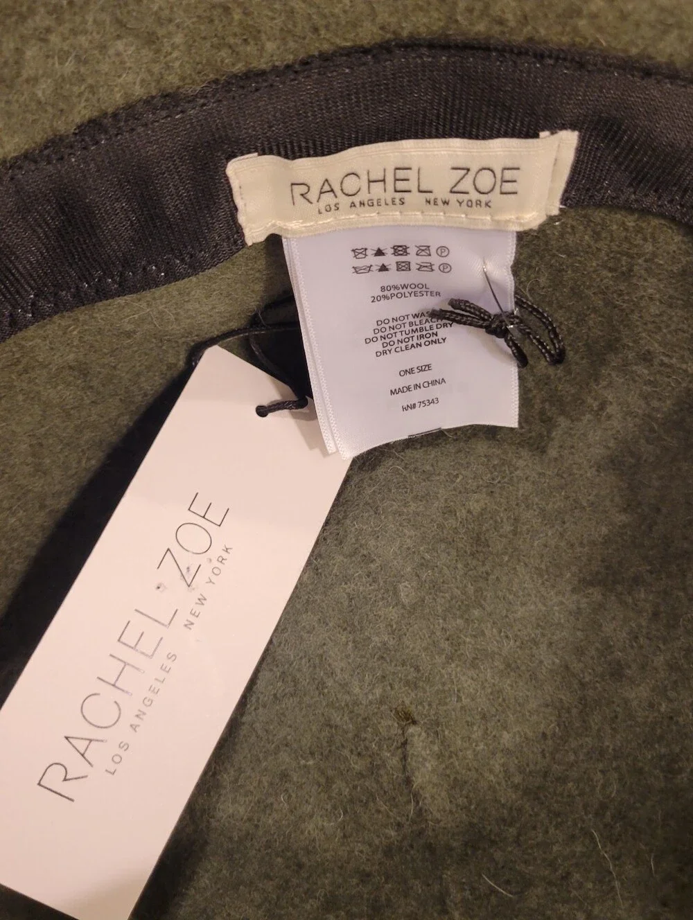 👜NWT~ RACHEL ZOE CLOCHE HAT